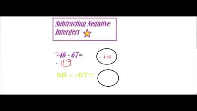 Subtracting negative integers video thumbnail